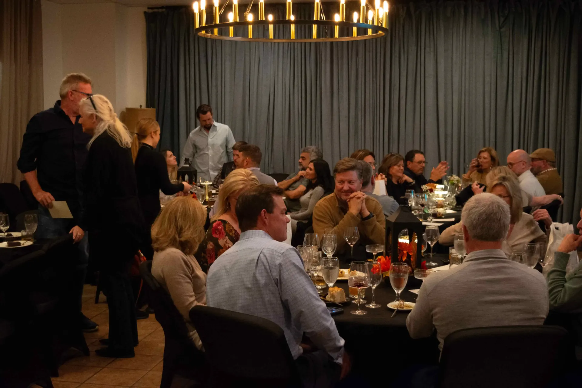 Intimate private dining room at Joe's Kitchen, Bar, & Bakery, Alabaster